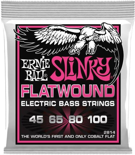 Ernie Ball 2814 Flatwound Cobalt Bass 45-100