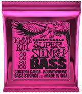 Ernie Ball 2854 Short Scale Bass Super Slinky Nickel
