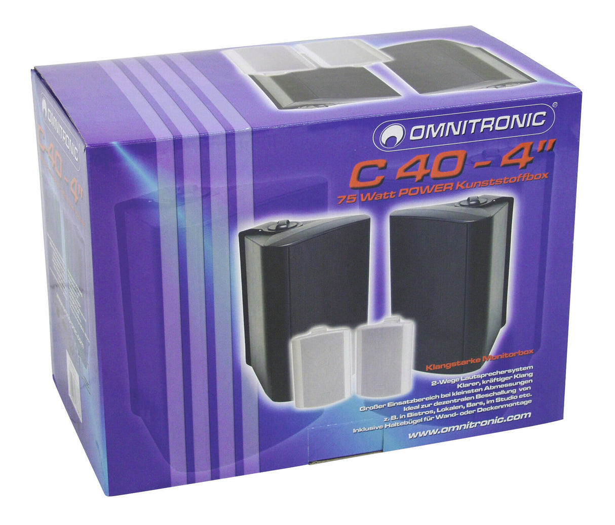 OMNITRONIC C-40 black 2x
