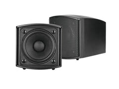 OMNITRONIC OD-2 Wandlautsprecher 8Ohms, schwarz 2x
