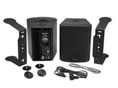 OMNITRONIC ALP-5A Aktives Lautsprecher-Set schwarz