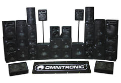 OMNITRONIC DX-1022 3-Wege-Lautsprecher 400 W