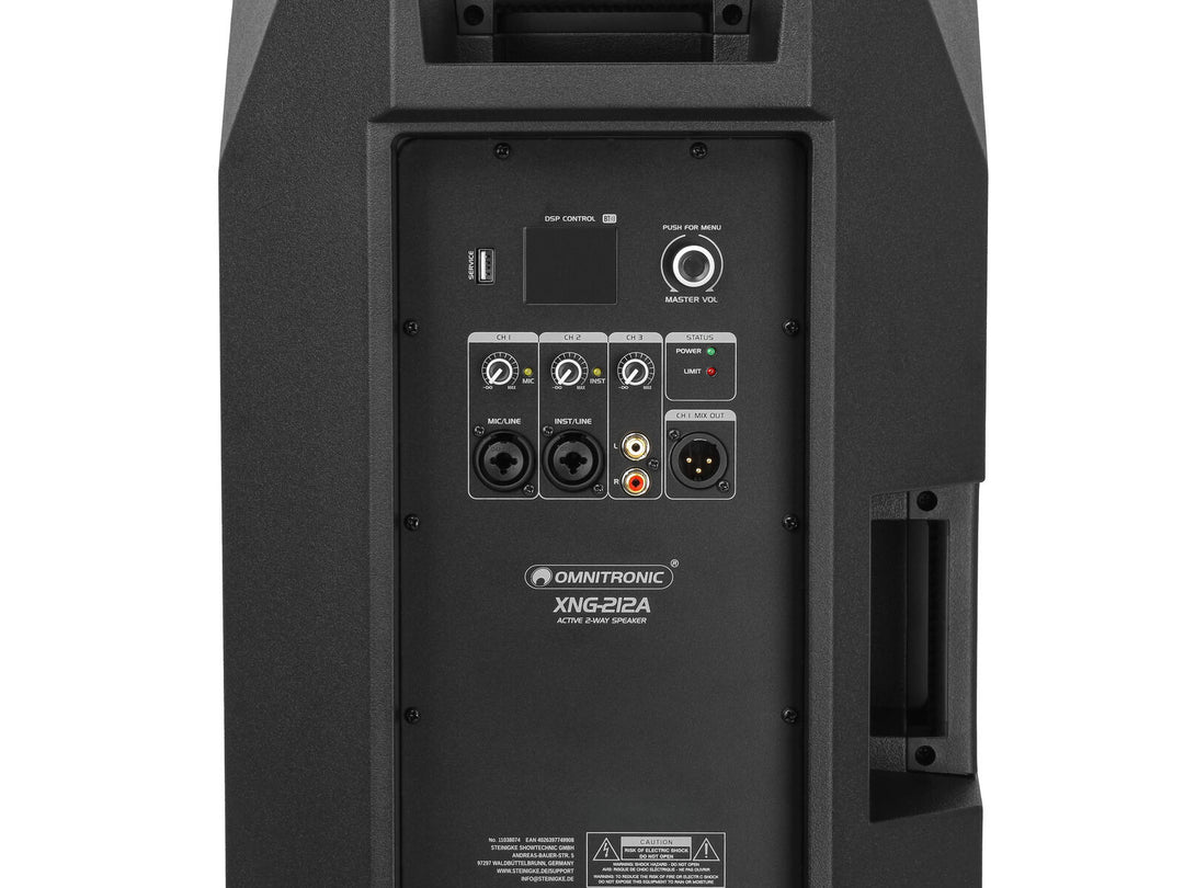 OMNITRONIC XNG-212A 2-way Speaker, aktiv, DSP