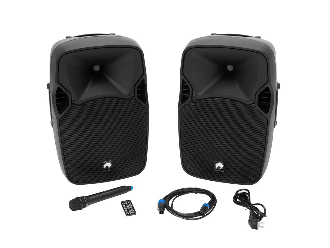 OMNITRONIC Set XFM-212AP + Lautsprecherstativ MOVE MK2