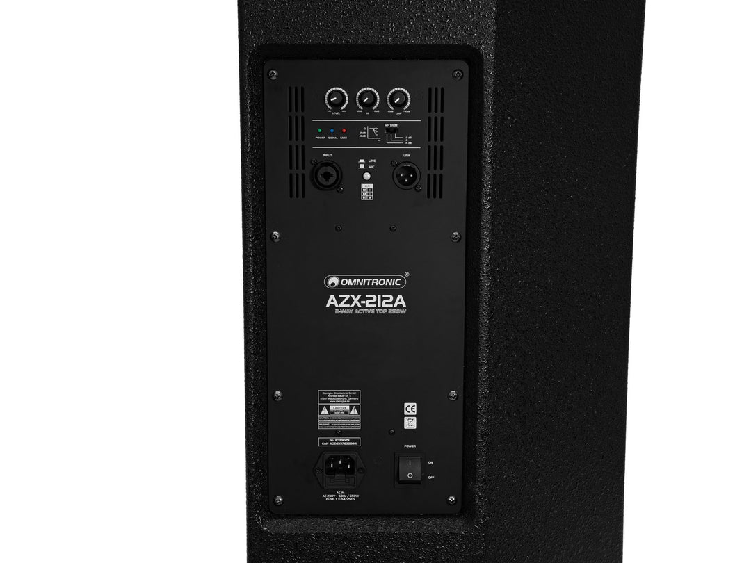 Omnitronic AZX-212A Aktiver PA Lautsprecher