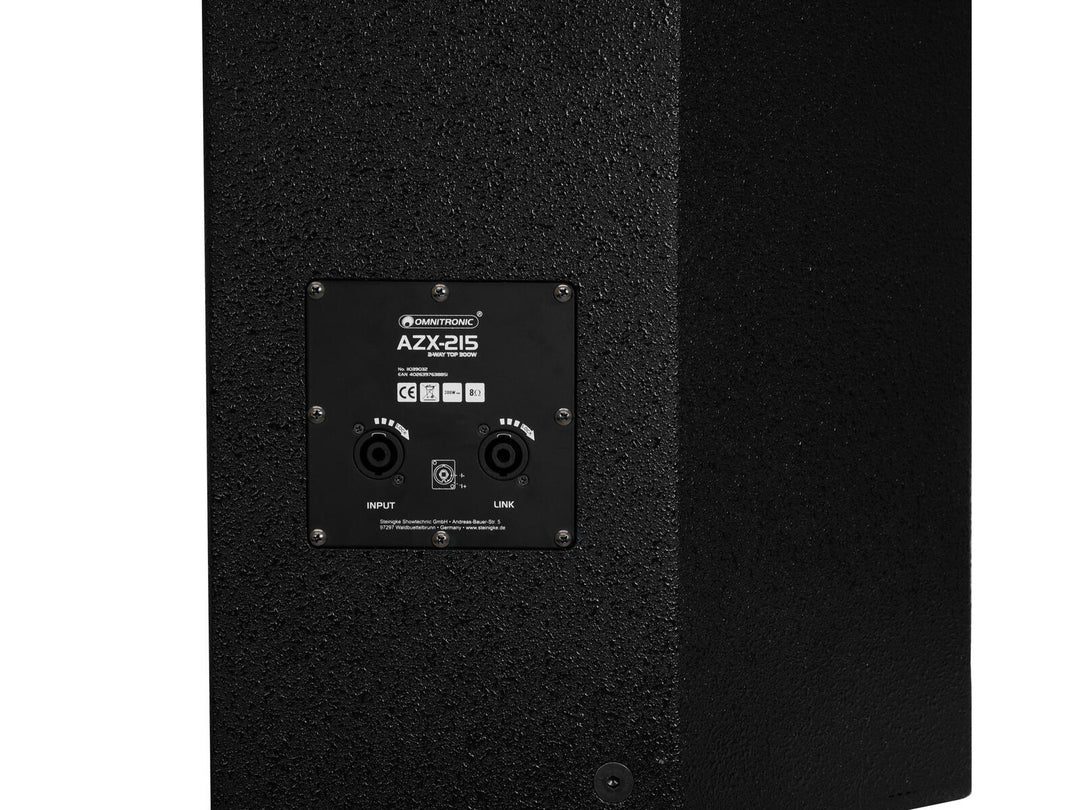 OMNITRONIC AZX-215 2-Wege-Topteil 300W