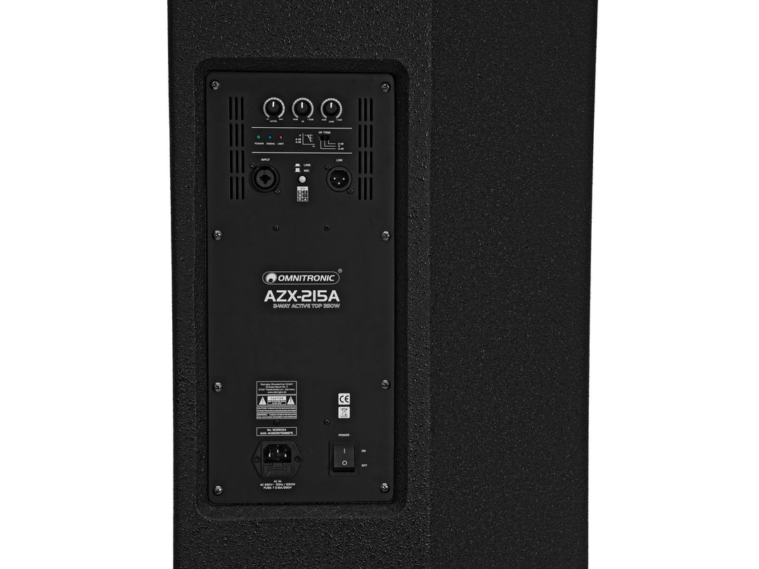 Omnitronic AZX-215A Aktiver PA Lautsprecher