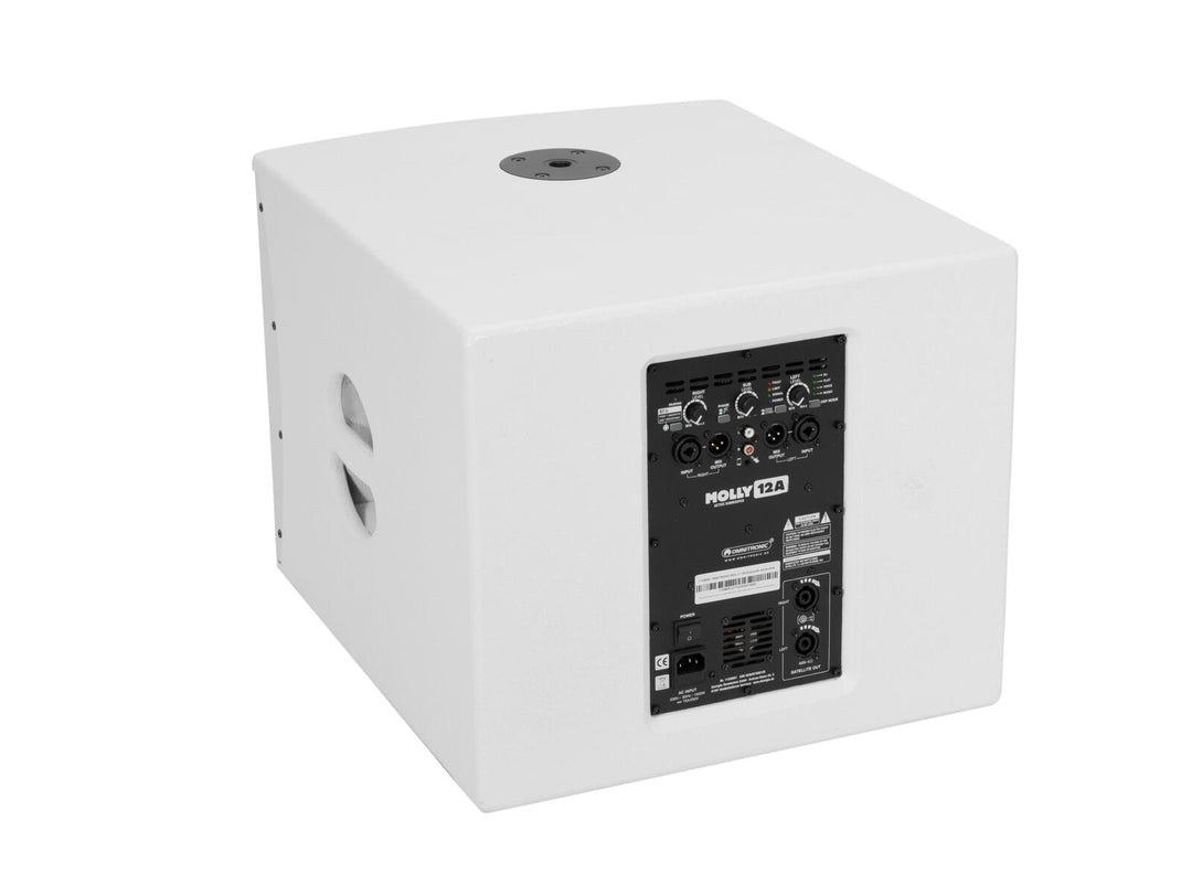 OMNITRONIC MOLLY-12A Aktiver Subwoofer weiß