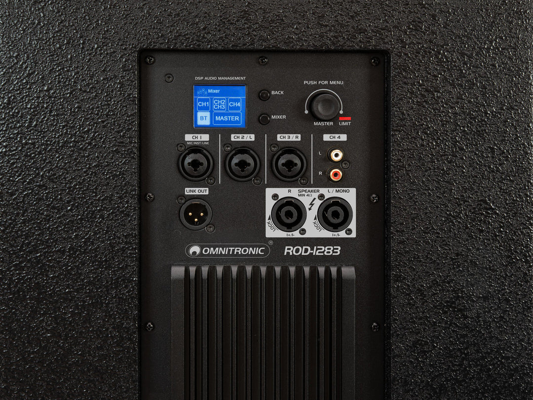 OMNITRONIC ROD-1283 Aktives Säulen-Lautsprechersystem