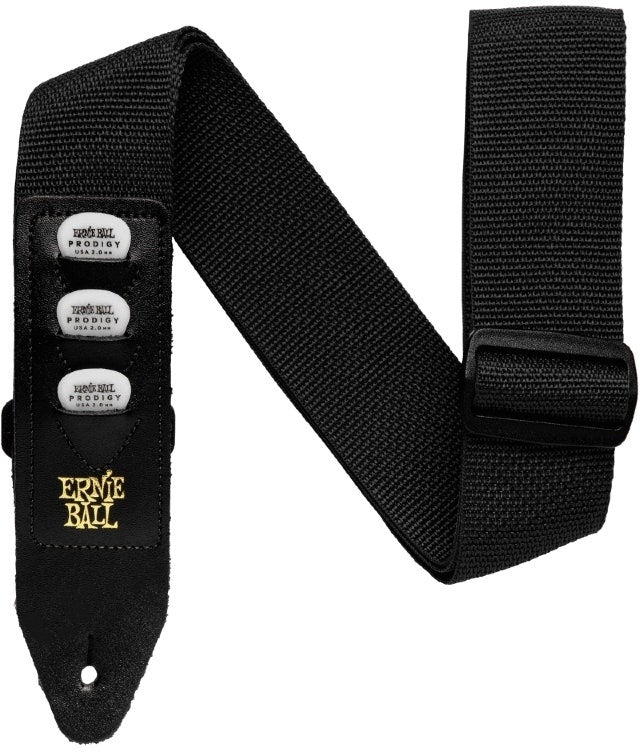 Ernie Ball EB-4039 Pickholder Gurt Black