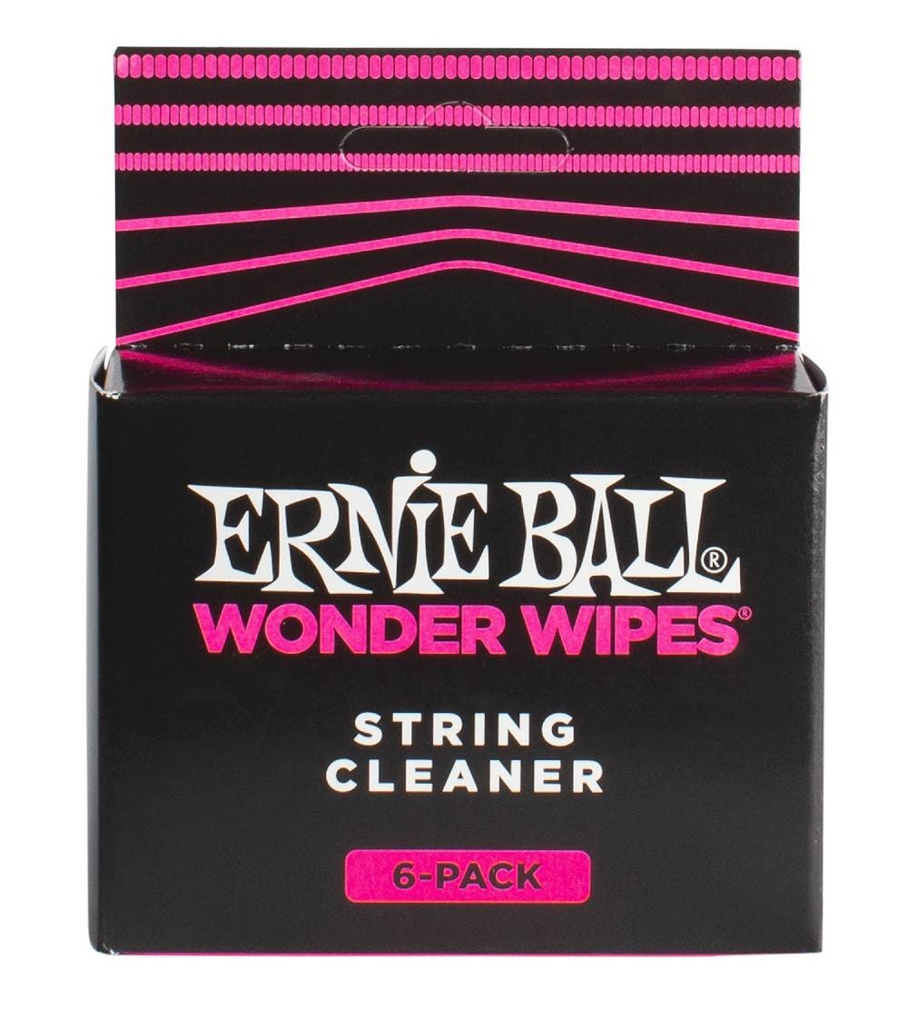 Ernie Ball EB-4277 Wonder Wipes, Saitenreiniger, 6 Stk
