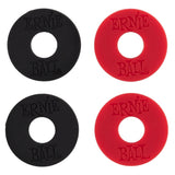 Ernie Ball 4603 Strap Blocks, Black & Red, 4 Stk