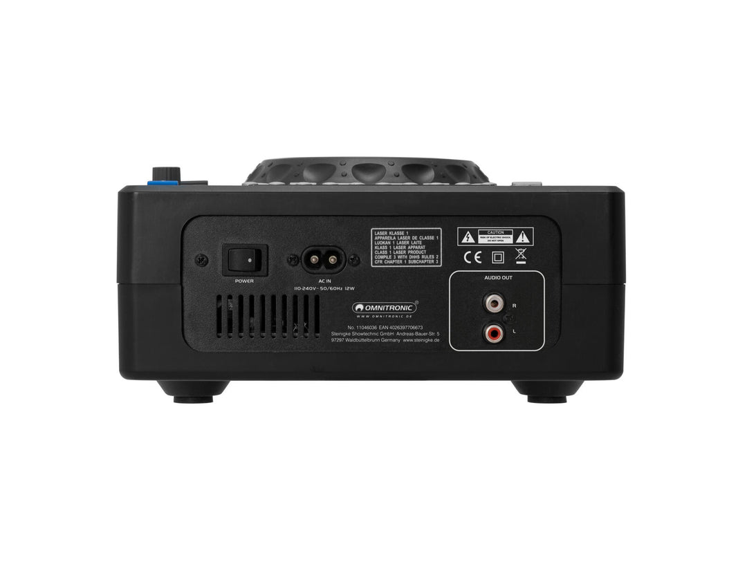 OMNITRONIC XMT-1400 MK2 Tisch-CD-Player