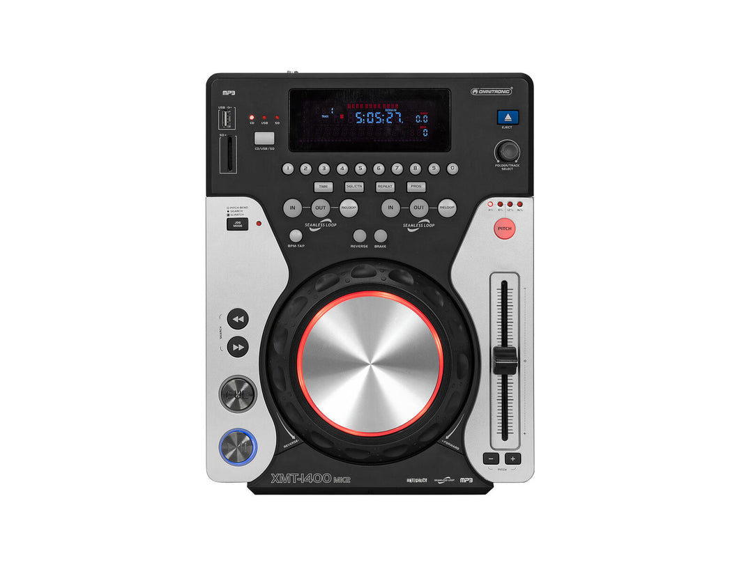 OMNITRONIC XMT-1400 MK2 Tisch-CD-Player
