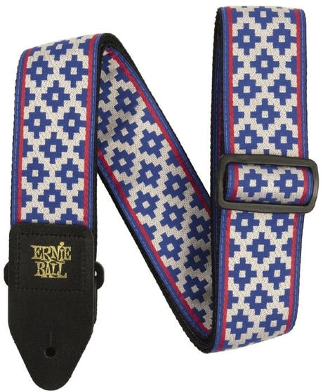 Ernie Ball Blue Crux Jacquard Gurt