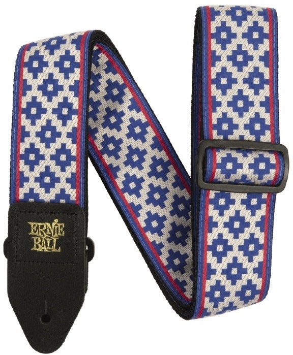 Ernie Ball Blue Crux Jacquard Gurt