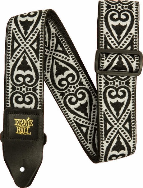 Ernie Ball Black Heart Jacquard-Gurt - 5345