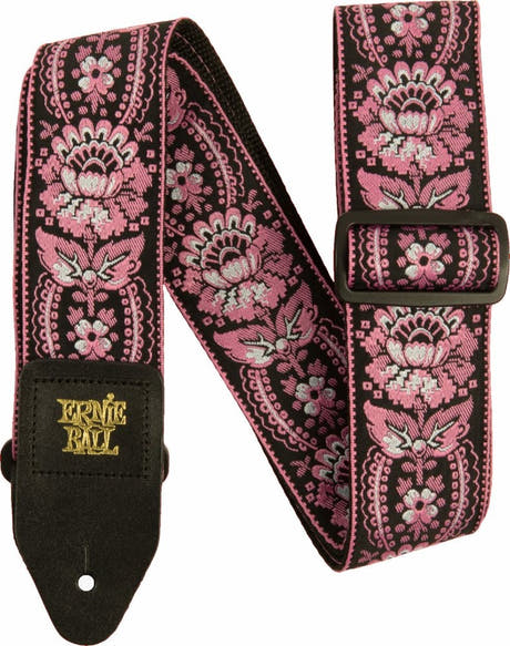 Ernie Ball Pink Orleans Jacquard Gurt - 5347