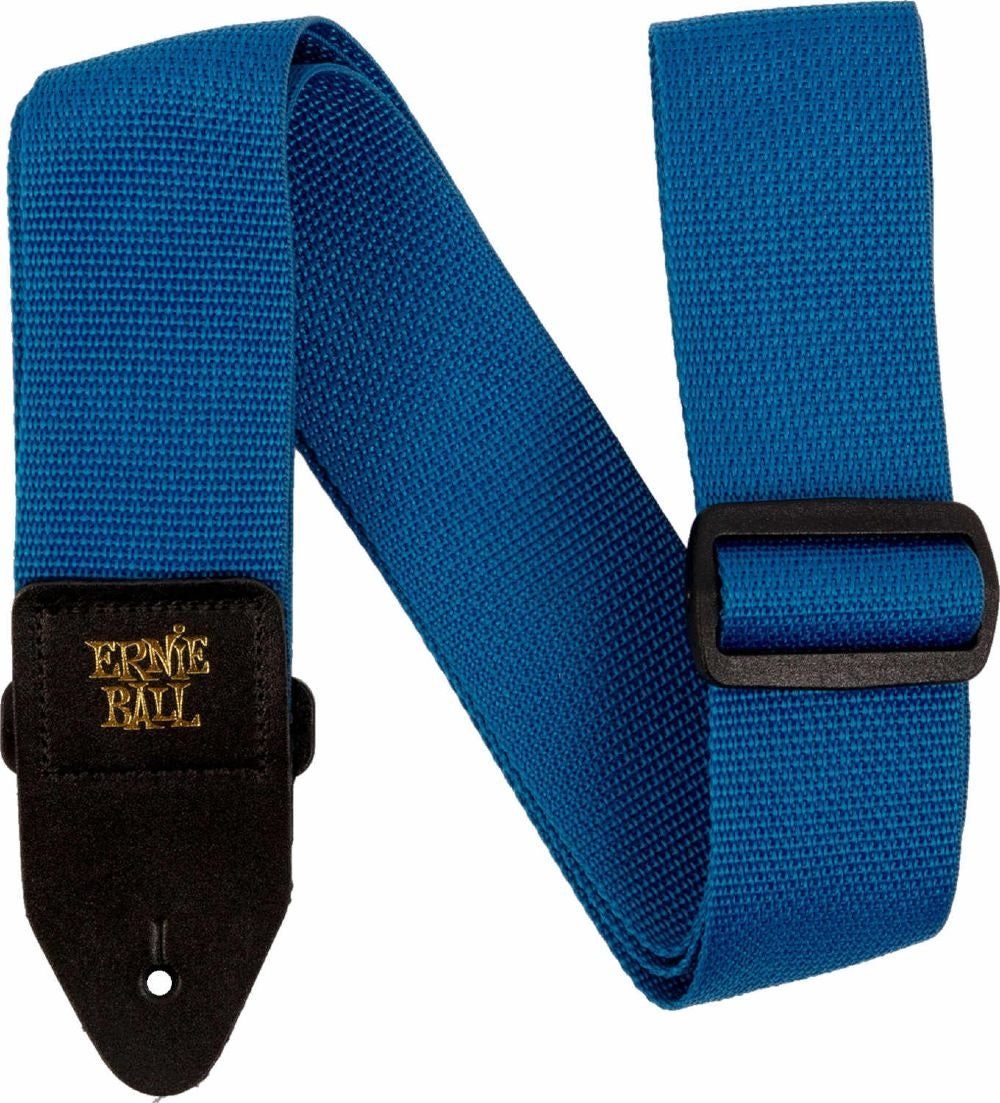 Ernie Ball 5352 PolyPro Gitarrengurt Perlblau mit Black L