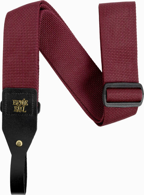 Ernie Ball P05367 Akustikgurt Polypro Burgunderrot