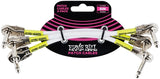 Ernie Ball EB-6052 Patchkabel Flachstecker White 15 cm,