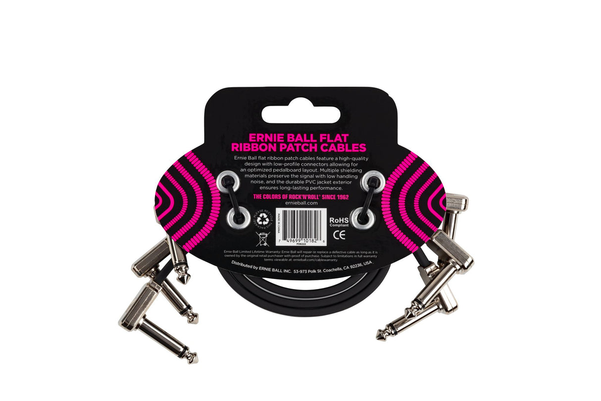 Ernie Ball 6222 Patchkabel 3er-Pack (30cm)