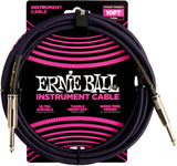 Ernie Ball 6393 Instrumentenkabel Black 3 Meter (15 ft) - Bla