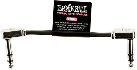 Ernie Ball-6407 Stereo (TRS) Flach-Patchkabel 7,5cm