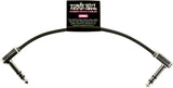 Ernie Ball-6408 Stereo (TRS) Flat Patch Cable, 15cm
