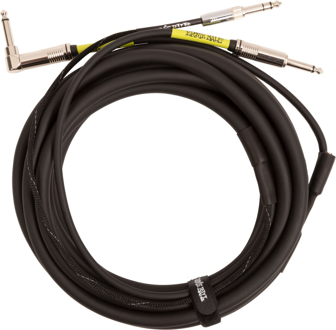 Ernie Ball 6411 Instrumenten-/Kopfhörerkabel 5,4M. Black