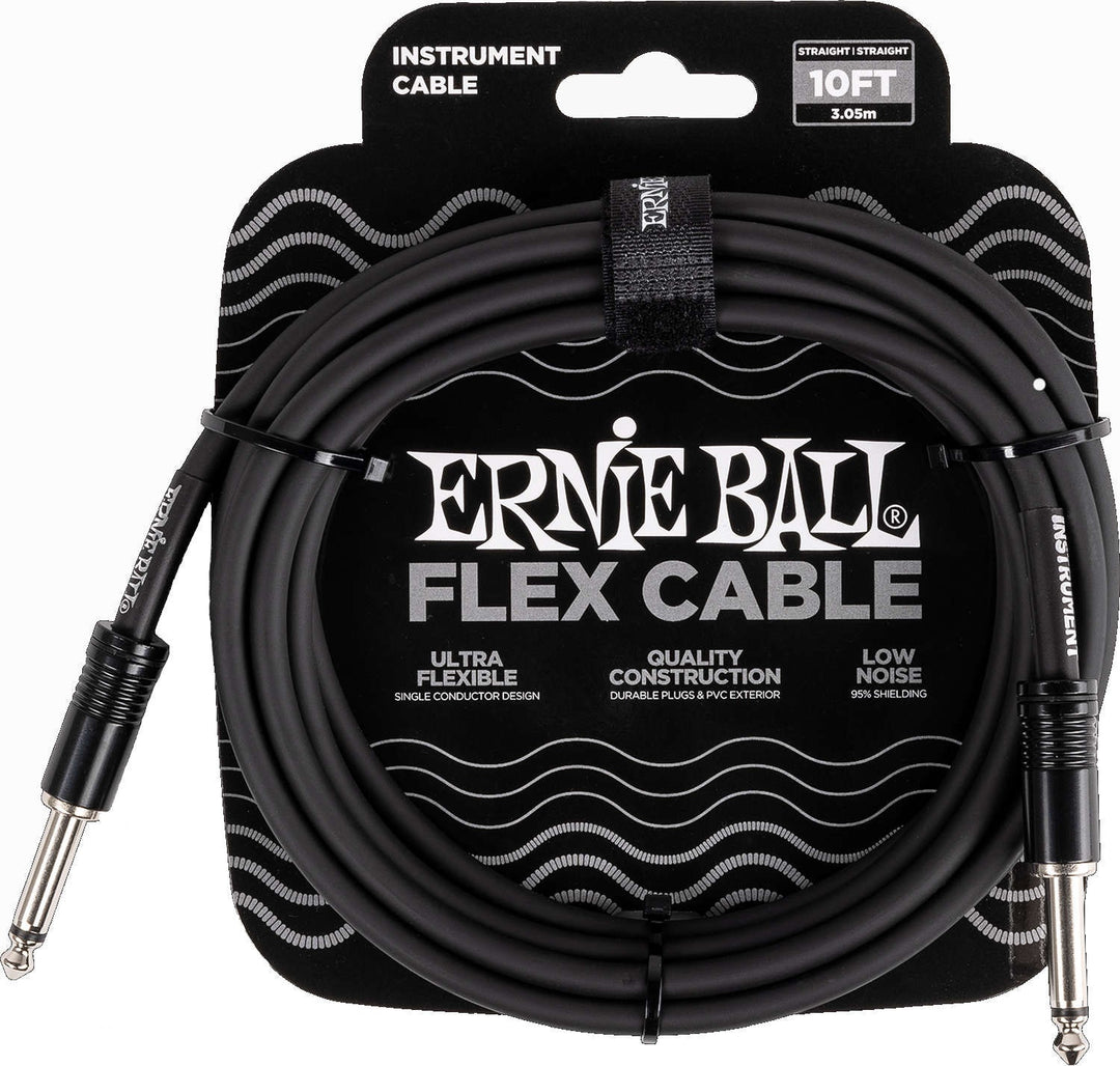 Ernie Ball 6434 FLEX Instrumentenkabel 3m - Black