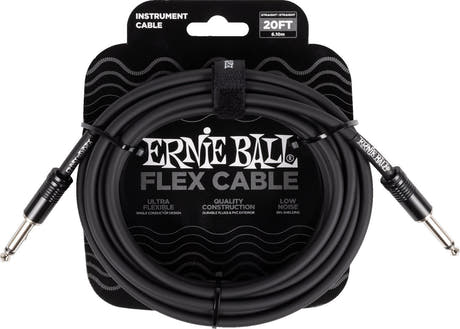 Ernie Ball 6435 FLEX Instrumentenkabel 6m - Black