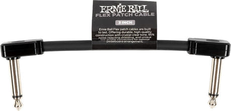 Ernie Ball 6438 Flex Patchkabel Black, 7,5cm