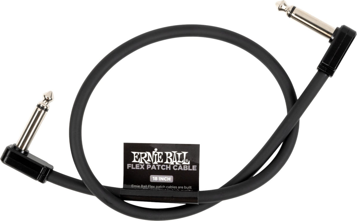 Ernie Ball 6441 Flex Patchkabel Black 45cm