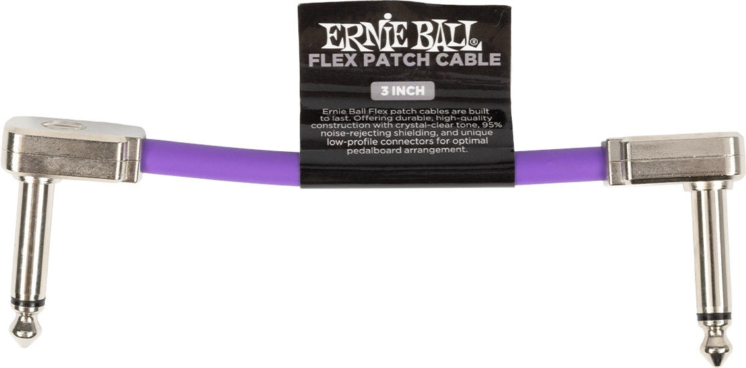 Ernie Ball 6446 Flex Patchkabel Purple 7,5cm