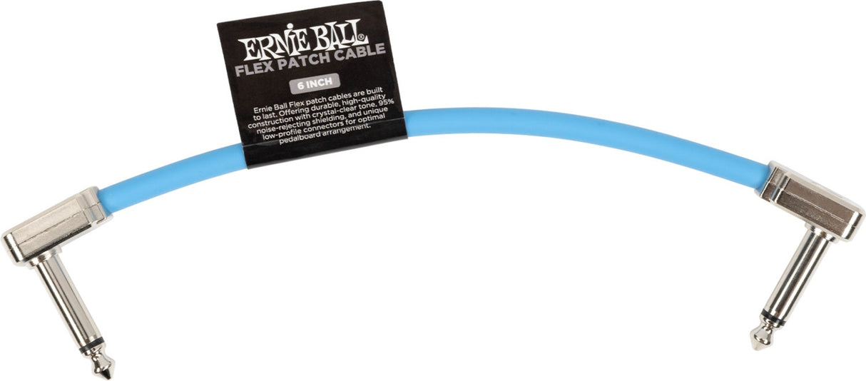 Ernie Ball 6455 Flex Patchkabel Blau 15cm