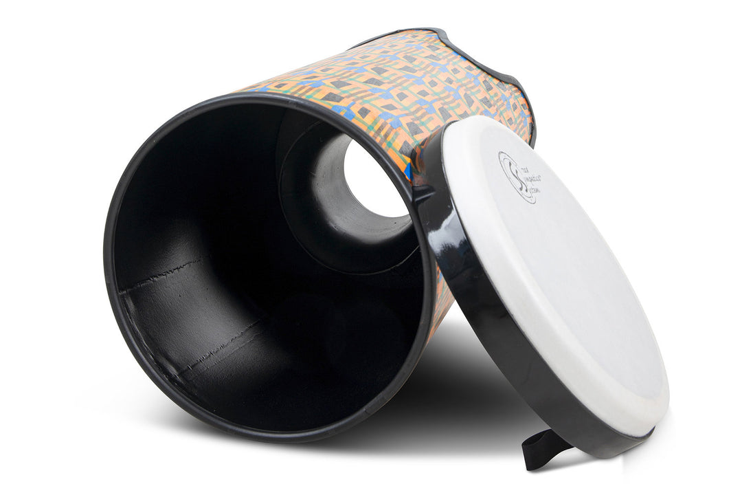 Toca Tubadora Freestyle II - 12" x 24" Kente Stoff (TSSTB-12K-FT)