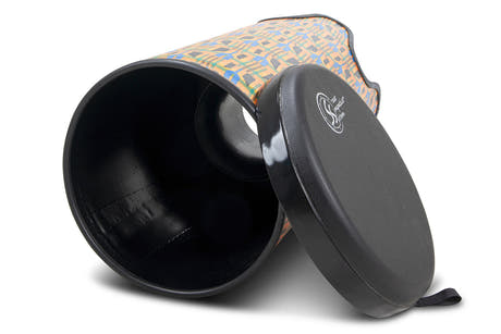 Toca Tubadora Freestyle II - 12" x 24" Kente Stoff (TSSTB-12K-SLT)