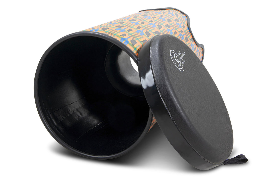 Toca Tubadora Freestyle II - 12" x 24" Kente Stoff (TSSTB-12K-SLT)