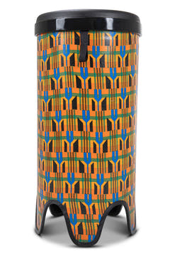 Toca Tubadora Freestyle II - 12" x 24" Kente Stoff (TSSTB-12K-SLT)