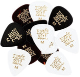 Ernie Ball EB-9178 Cellulose Picks Medium, gemischt, 12er-Pk