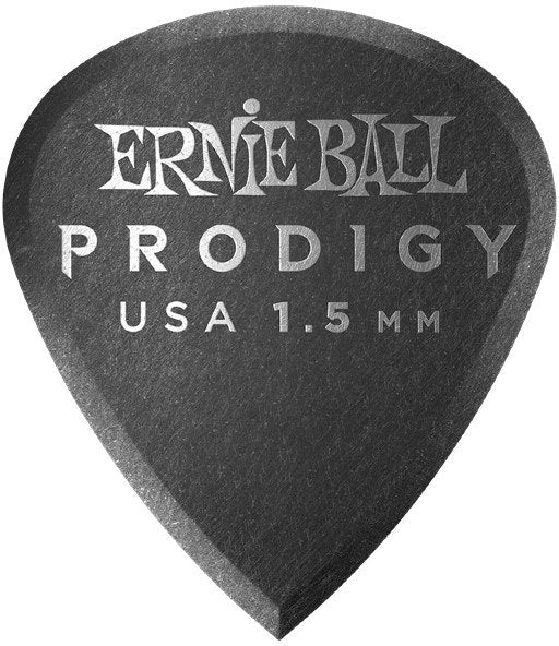 Ernie Ball EB-9200 1.5mm Black Mini Prodigy Plektren 6er-Pack