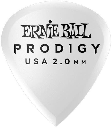 Ernie Ball EB-9203 2,0mm White Mini Prodigy picks 6-pack