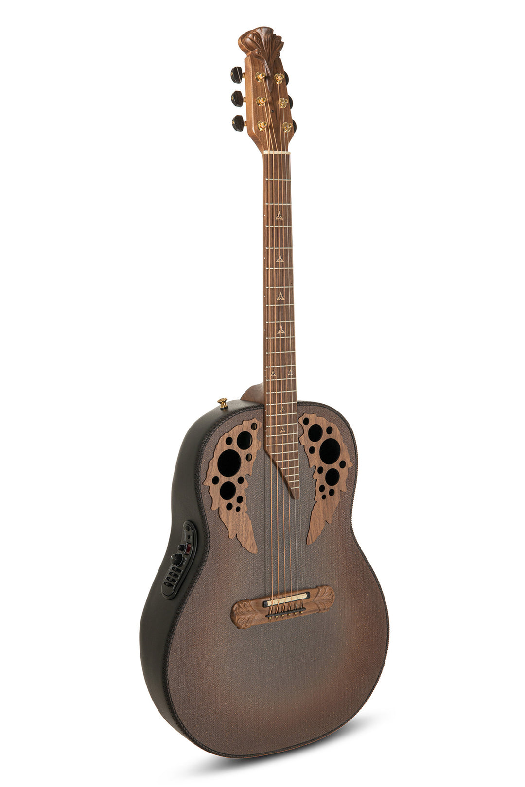 Adamas E-Akustik Gitarren 1687GT Deep Non-Cutaway - Reverse Brown Burst (1687GT-9W-G)