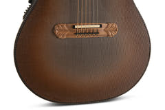 Adamas E-Akustik Gitarren 1687GT Deep Non-Cutaway - Reverse Brown Burst (1687GT-9W-G)