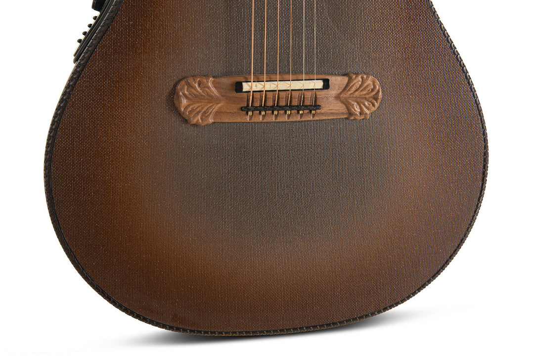 Adamas E-Akustik Gitarren 1687GT Deep Non-Cutaway - Reverse Brown Burst (1687GT-9W-G)