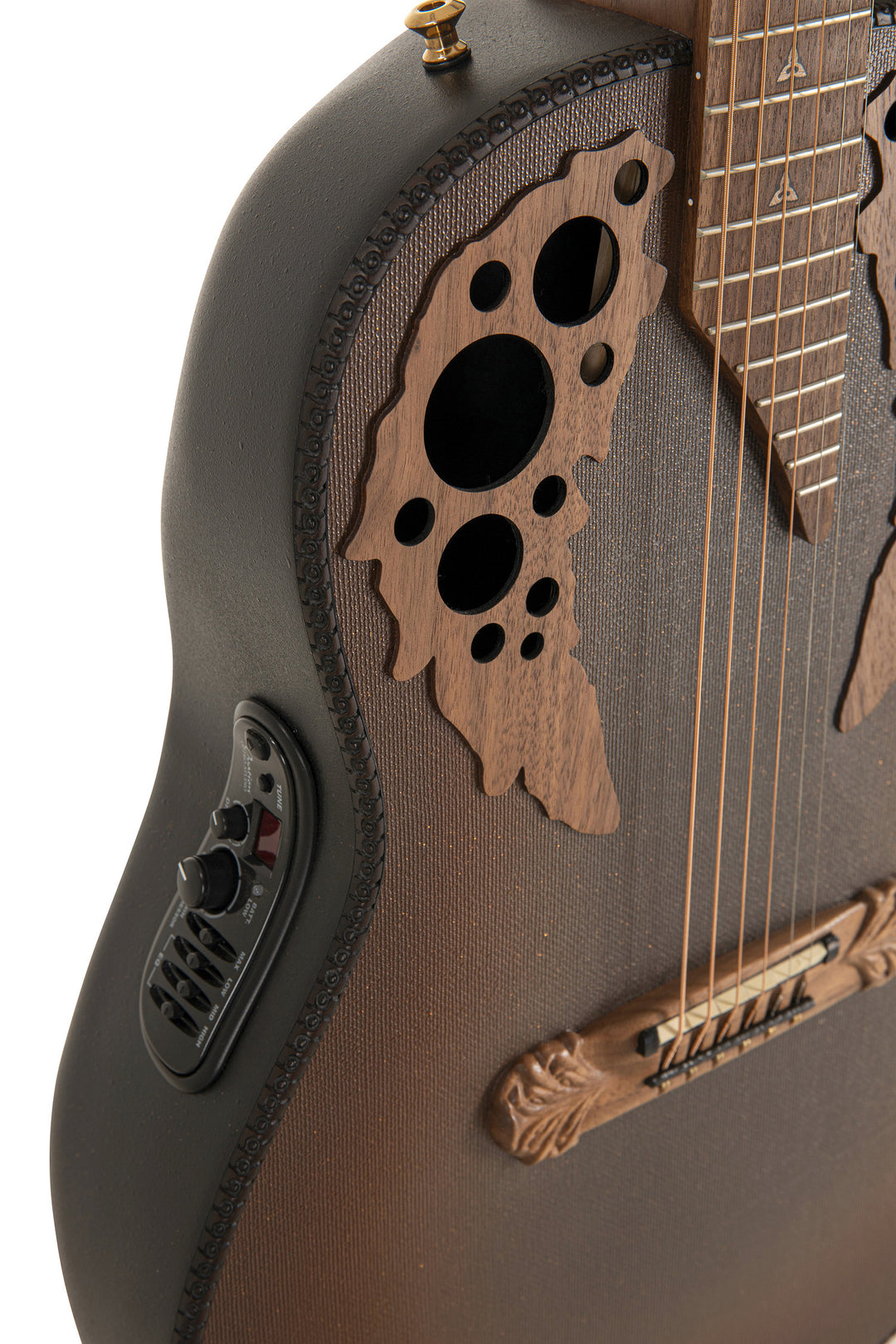 Adamas E-Akustik Gitarren 1687GT Deep Non-Cutaway - Reverse Brown Burst (1687GT-9W-G)