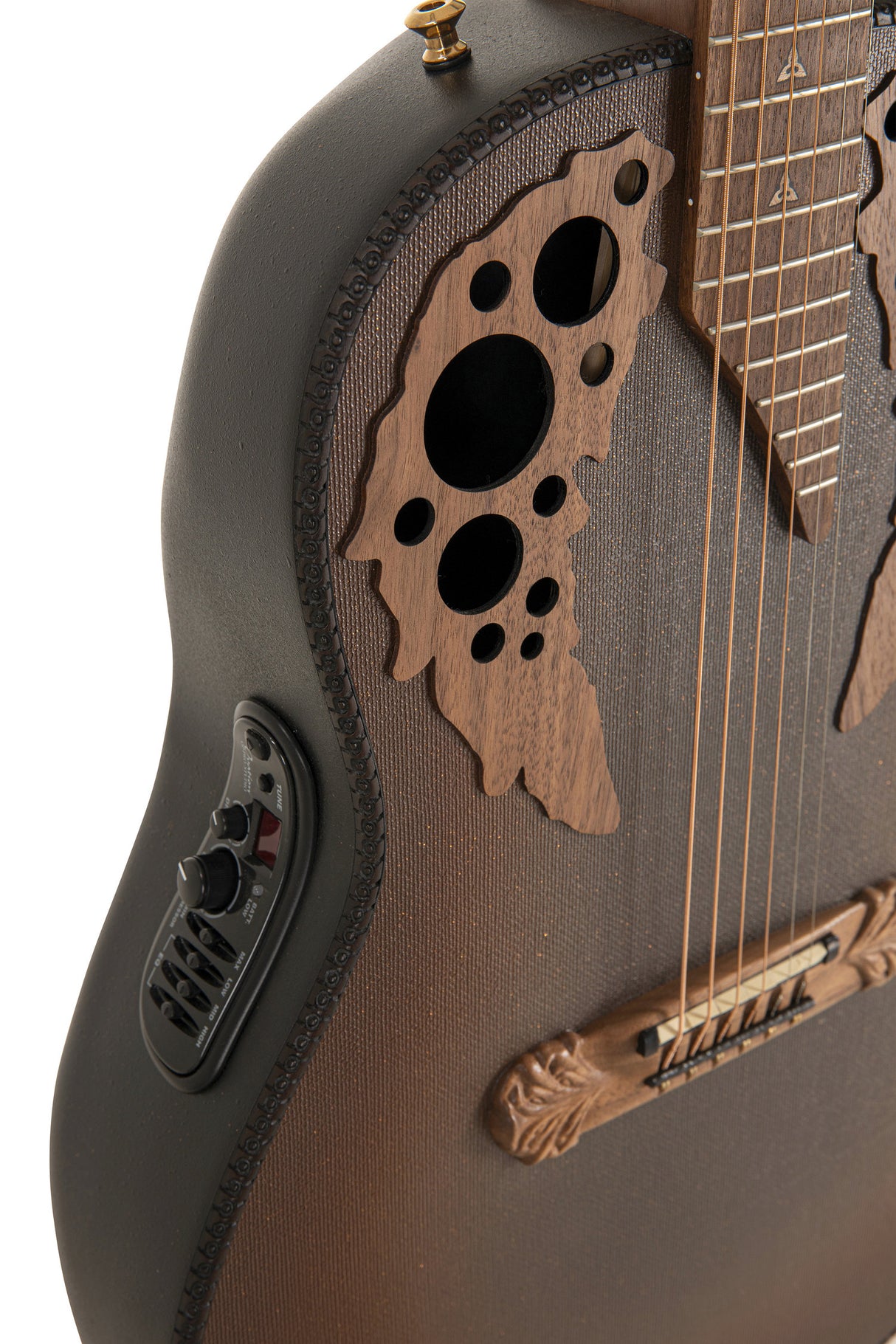 Adamas E-Akustik Gitarren 1687GT Deep Non-Cutaway - Reverse Brown Burst (1687GT-9W-G)