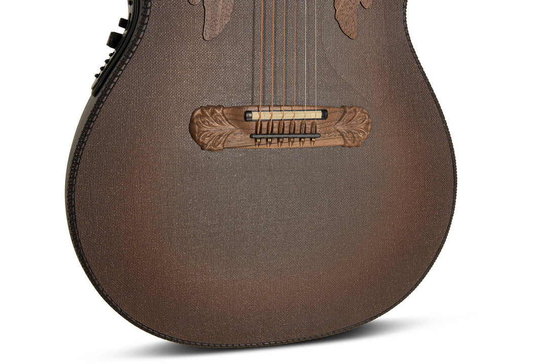 Adamas E-Akustik Gitarren 2087GT Deep Contour Cutaway - Reverse Brown Burst (2087GT-9W-G)
