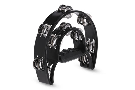 GEWA Schellenkranz Halbmond 20 Schellen - Black